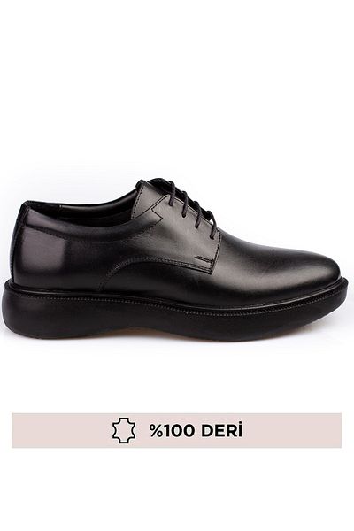 maximoda Pantofi din piele pentru bărbați - Talpă înaltă și foarte comozi