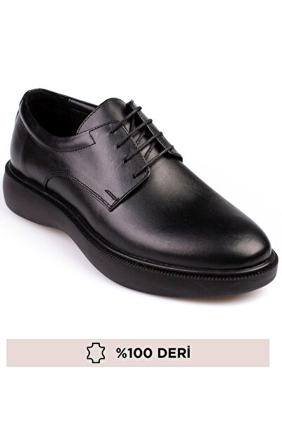 maximoda Pánské kožené boty - vysoká podešev a velmi pohodlné