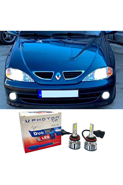 Photon Renault Megane 1 Uyumlu Led Xenon Kısa Far Ampulü H7 Duo Yeni Seri Beyaz