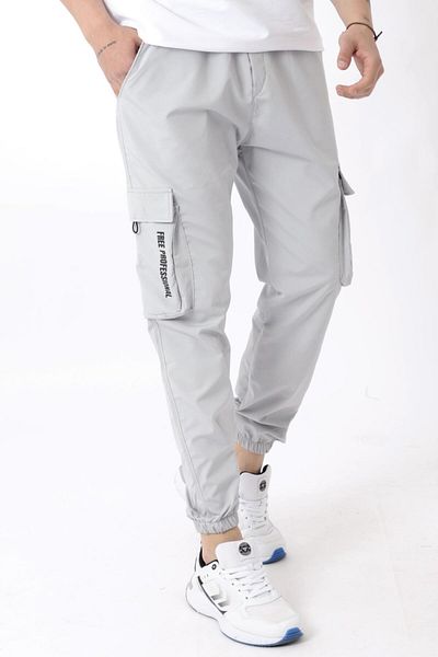 Stilkombin Αλεξίπτωτο με ελαστικά πόδια από ύφασμα Cargo/Jogger Bottom - PLDP 01_70093