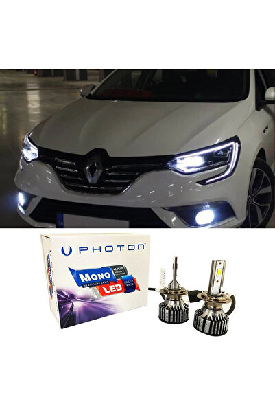 Photon Renault Megane 4 Led Xenon Sis Far Ampulü H16 Mono Yeni Seri Beyaz Uyumlu