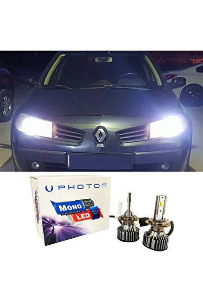 Photon Renault Megane 2 Uyumlu Led Xenon Sis Far Ampulü H8 Mono Yeni Seri Beyaz