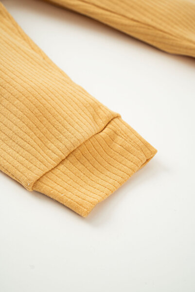 NEU KIDS Unisex Çocuk Sevimli Kirpi Baskılı Uzun Kollu %100 Pamuklu Pijama Takımı 1-4 Yaş