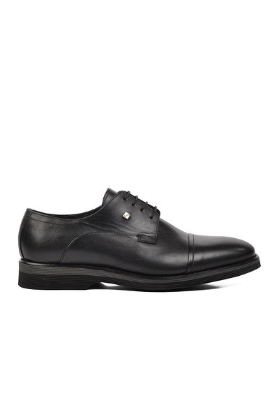 Fosco Men's Casual Shoes - 3103 Black Genuine Leather