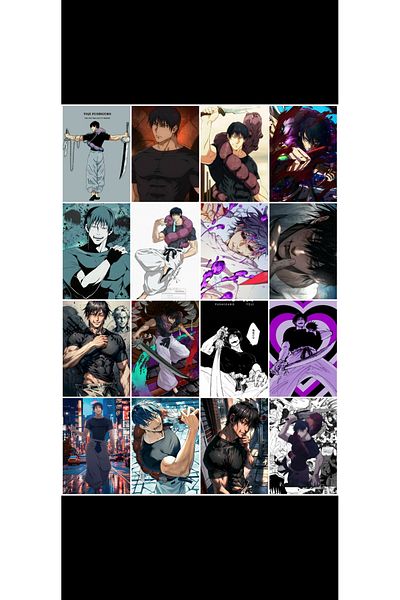 owl bag Σετ φωτοκαρτών με μοτίβο Toji Fushiguro 16'L