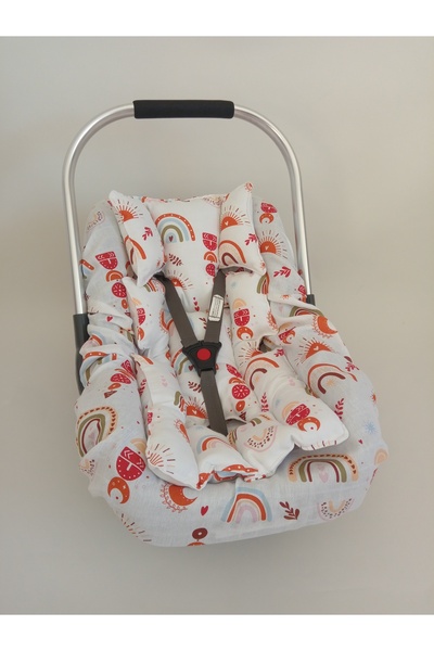 Wenaris وسادة عربة الأطفال وملاءة قطنية 100%