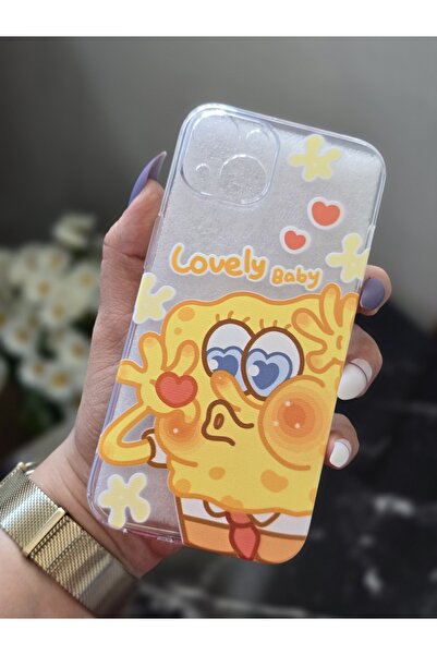 SUPER FRAME Iphone 13 Uyumlu Baskılı Şeffaf Telefon Kılıfı