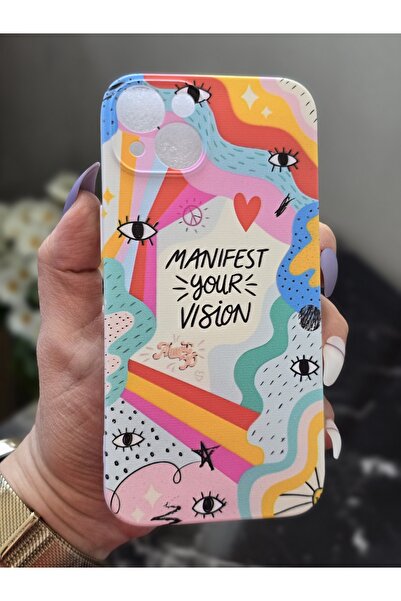 Transparent Phone Case with Iphone 13 Compatible Manifest Design