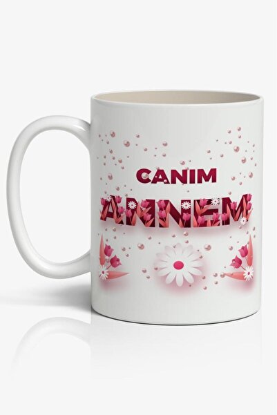 Nostaljik Lezzetler Canım Annem Yazılı Anneler Günü Tasarımlı Yazılı Baskılı ...