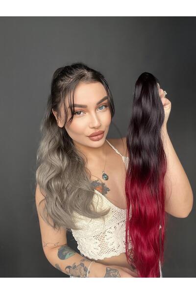 Suzan Peruk Mini Mandallı Tokalı Postiş Topuz At kuyruğu