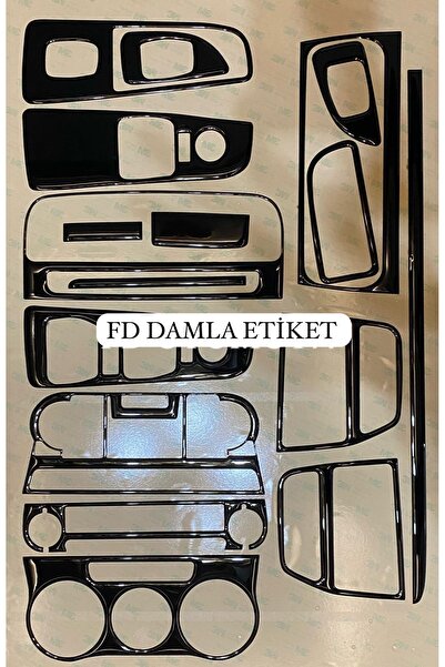 FD Damla Etiket فيات غراندي بونتو 2005 - توربيدو، وحدة التحكم، زخرفة، طلاء ال...