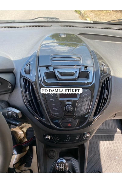 FD Damla Etiket Ford Courier Torpedo - تصميم خاص باللون الأسود البيانو لتغطية...