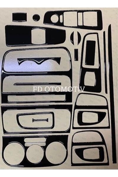 FD Damla Etiket طقم صندوق القفازات ووحدة التحكم من فيات لينيا - غطاء الصدر وح...