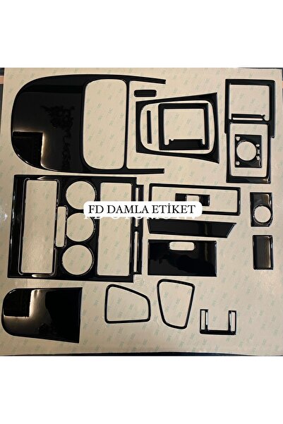 FD Damla Etiket Opel Astra G Torpedo - وحدة تحكم وحواف بتصميم خاص باللون الأس...