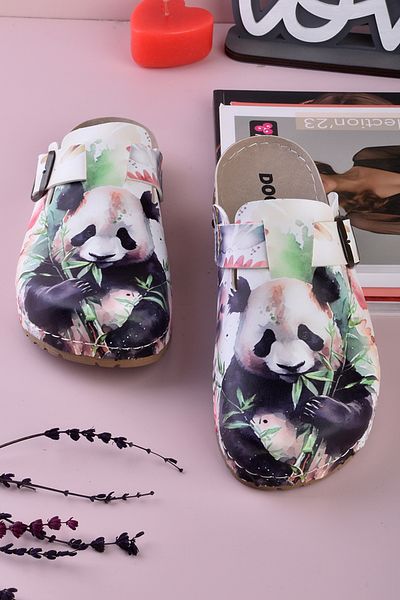 DOGİYE 8085 Papuci Sabo Confort cu imprimeu Panda