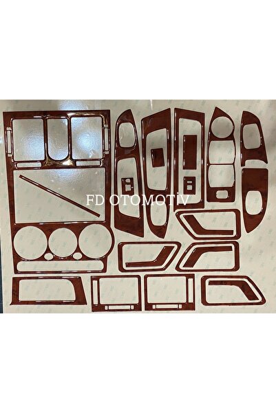 FD Damla Etiket طقم توربيدو ووحدة تحكم وحواف بلون الماهوجني من Hyundai Getz 2...