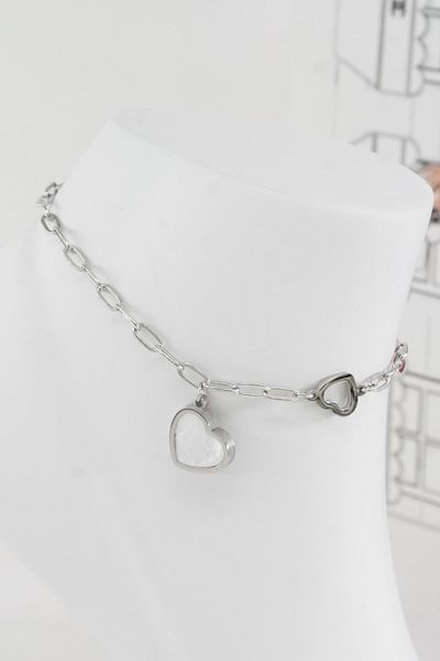 By Zeyna Aksesuar Women's 316 L Tarnishproof Anti Allergenic Steel Anklet Zy0004