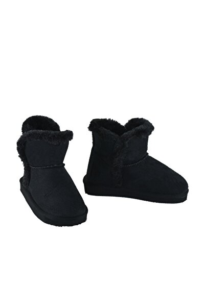 JustBow Παιδικά Μαύρα Μποτάκια