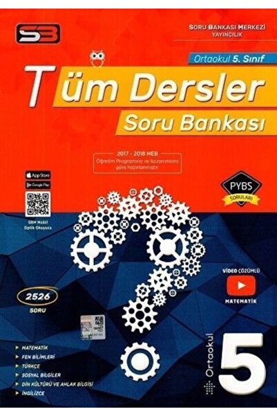 Sbm Yayıncılık Ortaokul 5. Sınıf Tüm Dersler Soru Bankası Kolektif  9786059567336