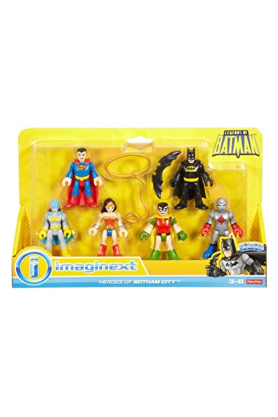 Imaginext Dc Super Friends Batman Efsane Karakterler 6'lı Figür Seti Kahraman...