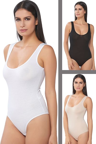 Sevim Sortiment de 3 piese pentru femei, cu curele groase, cu snap body
