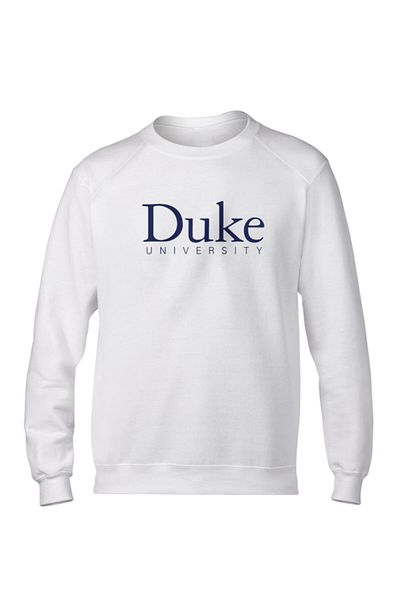 usateamfans سويت شيرت رجالي أبيض من Duke University - موديل أساسي