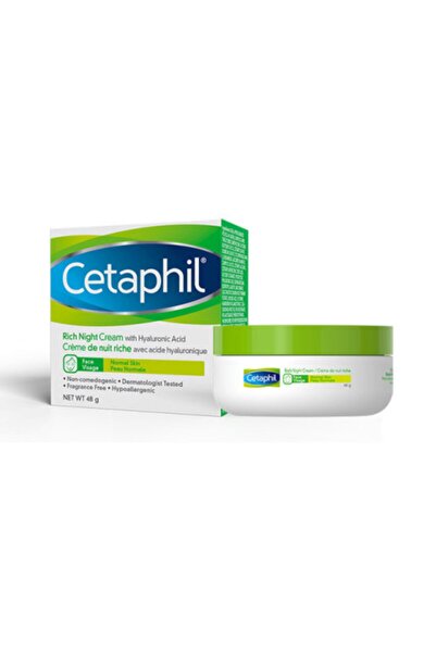 Cetaphil كريم سيتافيل الليلي المرطب الغني 50 جرام،