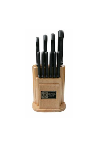 Sürbisa Genuine Sürmene Countertop 10-Piece Knife Set with Non-Slip Handle
