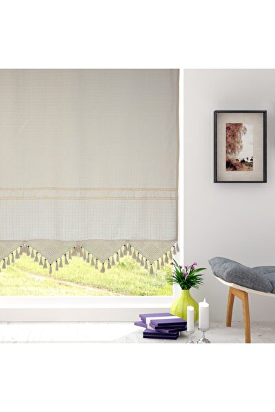 Demirhan Perde Pamuklu Natural Monika Perde