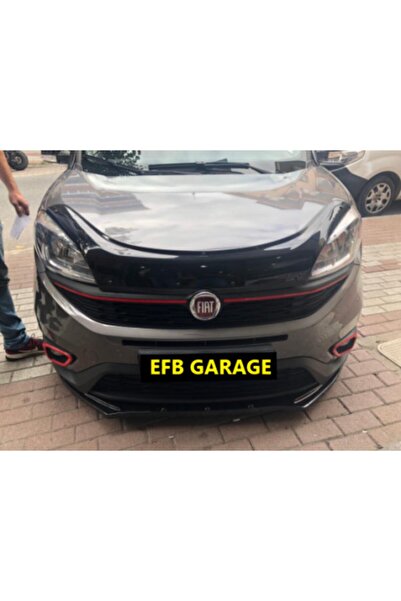 FORUM Fiat Doblo Kaput Rüzgarlığı D4 2015 Sonrası Parlak Siyah