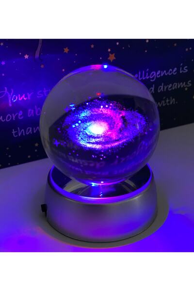 Genel Markalar Samanyolu Galaxy Işıklı Cam Küre 566ZSERI