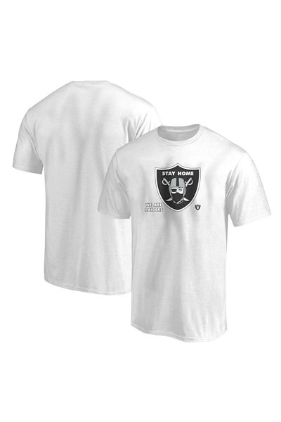 usateamfans Ανδρικό λευκό μπλουζάκι We Are Raiders