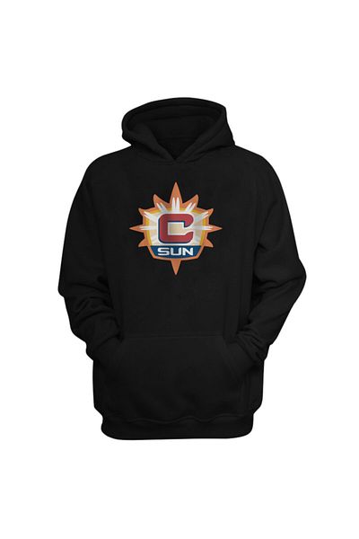 usateamfans Мъжки суитшърт с качулка Connecticut Sun, черен