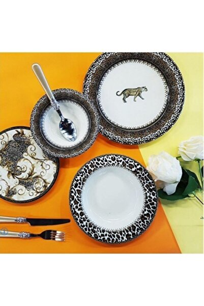 Bioder Leopar 24 Parça Yemek Takımı Mnd001