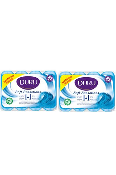 Duru Soft Sensations Sea Minerals Beauty Soap 360 Gr 4 X 90 Gr X 2 Pieces