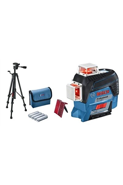 Bosch Gll 3-80 C + Bt 150 360 Düzlemsel Hizalama Lazeri 0601063r01