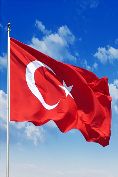 Genel Markalar Türk Bayrağı 70x105 Cm 1.kalite Alpaka Kumaş 70x105 Cm