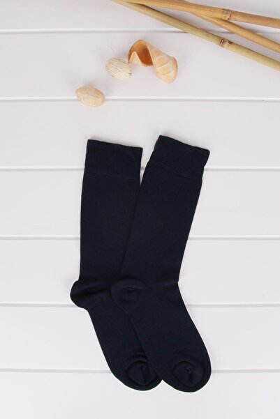 SEASOUL Men's Navy Blue Bamboo Socks Pack of 5