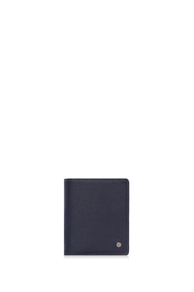 CENGİZ PAKEL Genuine Leather Men's Wallet 13659-dark blue
