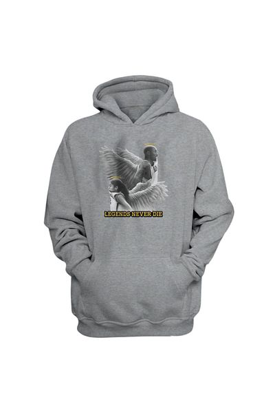 usateamfans Λευκό ανδρικό φούτερ Kobe Angel Hoodie