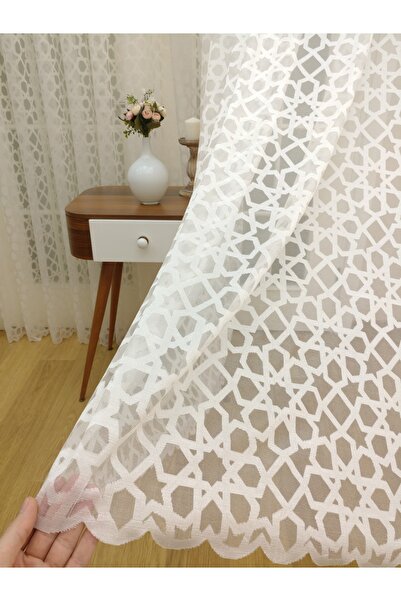 Esse Home В'язана мереживна тюлева штора, 550x260, звичайний ворс, 1/2,5