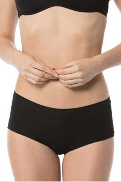 imer Kadın Siyah Modal Iz Yapmayan Boxer