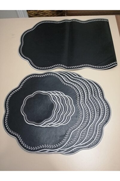 HİFA Amerikan Servis Ve Runner Seti (6 Kişilik)