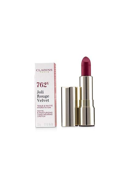 Clarins Pink Joli Rouge Velvet Lipstick 762v-pop