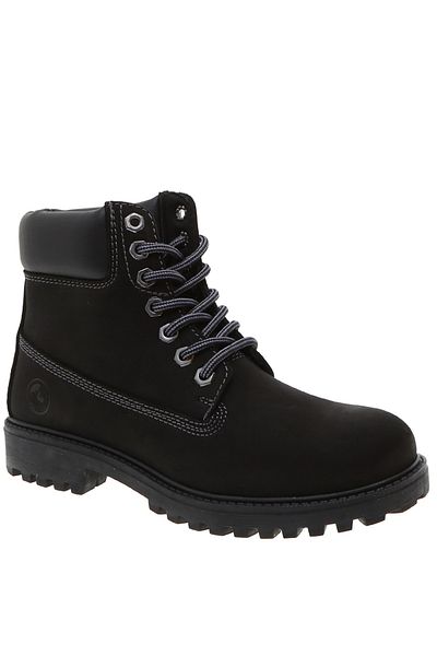 lumberjack RIVER NUB Μαύρες Γυναικείες Δερμάτινες Μπότες100263671