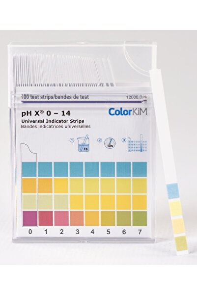 COLORKİM Yerli, Ph Test Kağıtları / Test Kağıdı / Ph Metre / Ph 0-14 Ölçer.