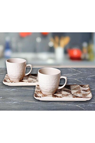 Keramika طقم فناجين قهوة دوجالتا لشخصين