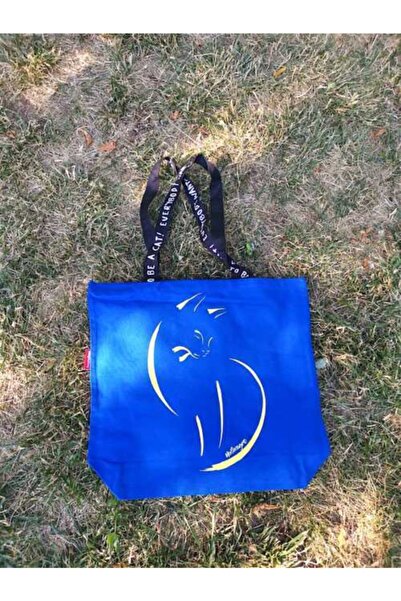 Serkan Çanta Bez Çanta Atölyesi Geantă din pânză imprimată, potrivită pentru plajă și cumpărături pentru utilizare zilnică