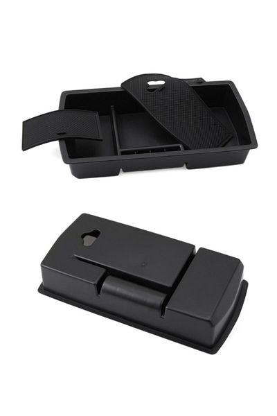 Autoline Peugeot 3008 2017-2023 Model Compatible Armrest Organizer Intermediate Compartment