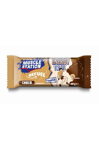 Muscle Station Energy Trail 40 gr Ground Pistachio Bar - 1 Piece